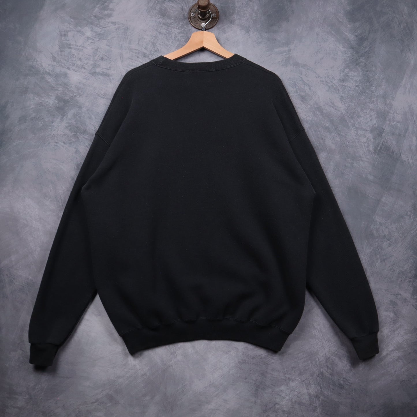 90s Faded Black Dallas Mavericks Zubaz Crewneck Sweatshirt 5541