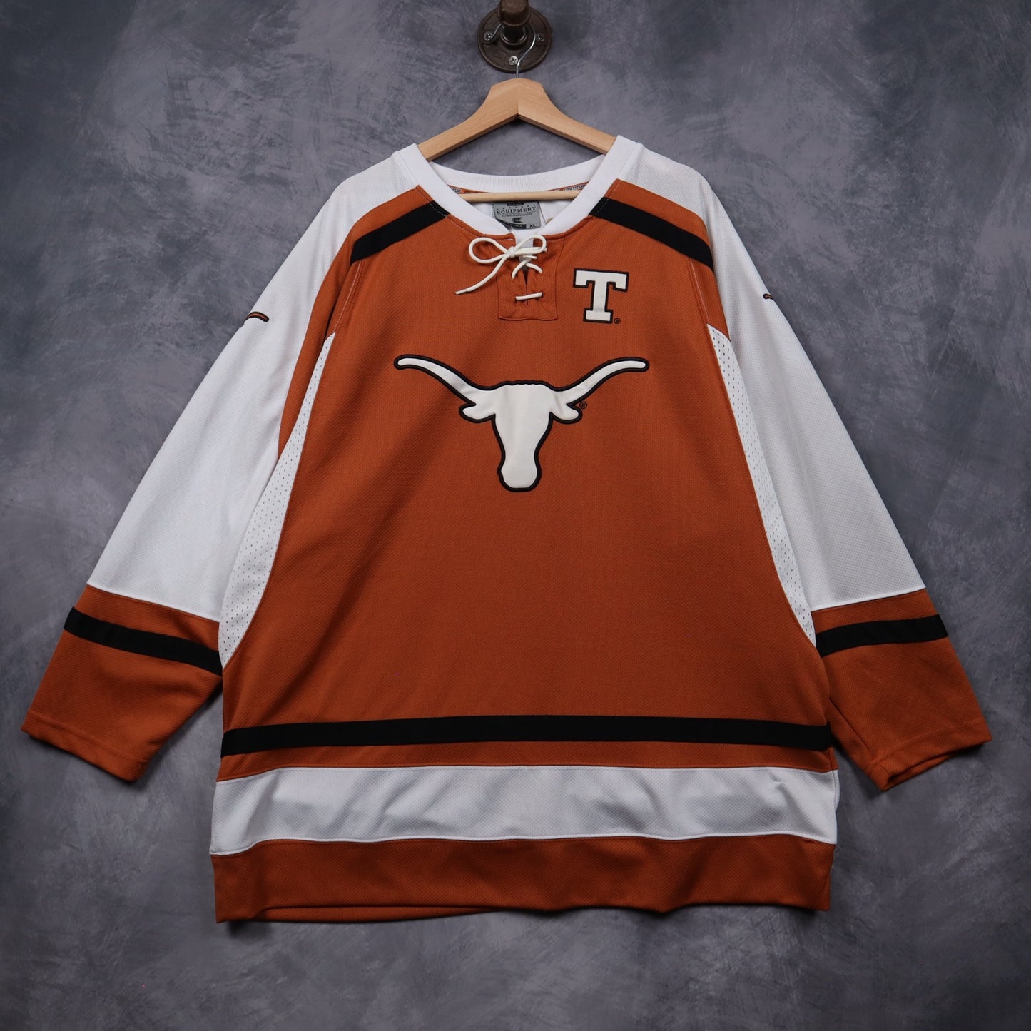 00s Orange Texas Longhorns Colosseum Hockey Jersey 5889