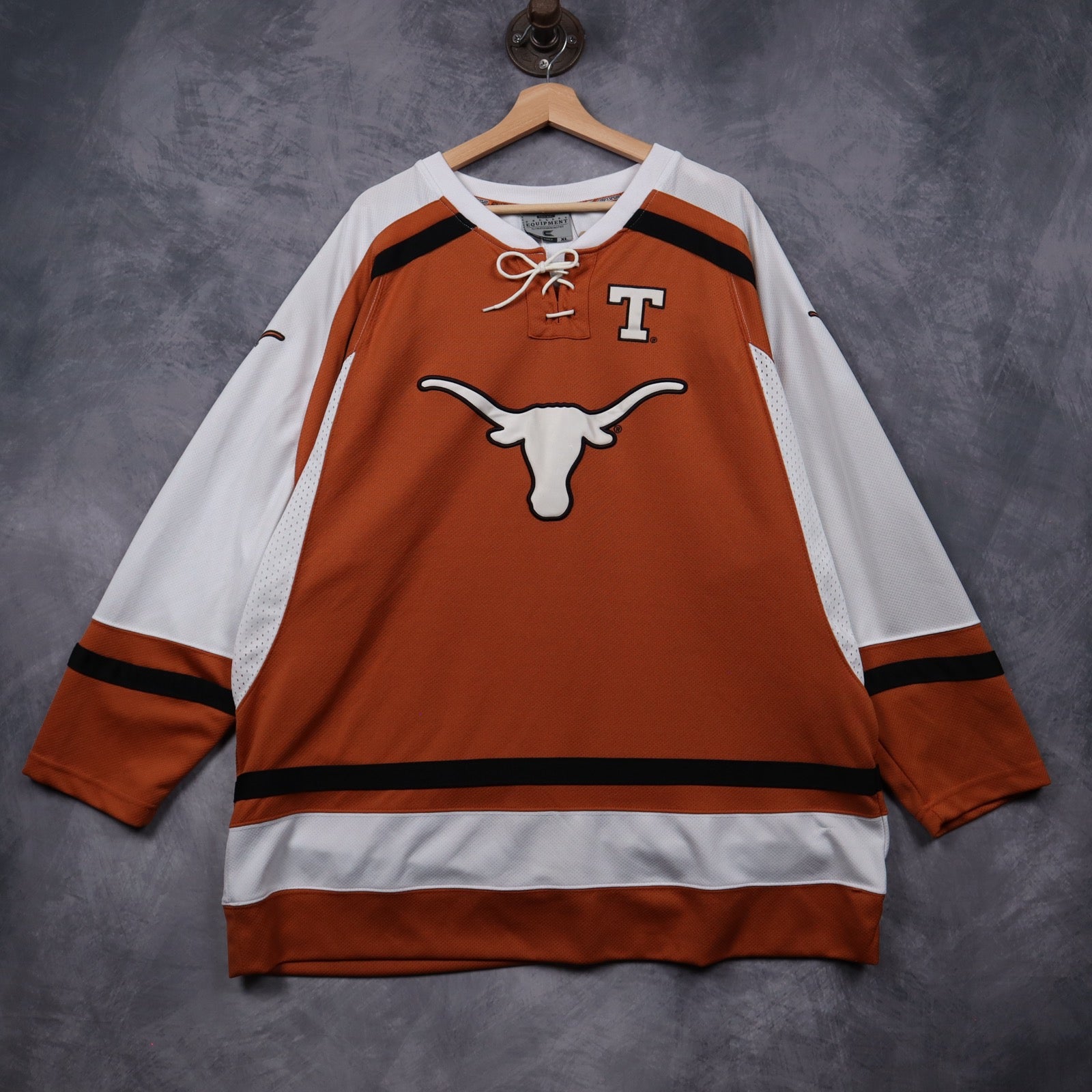 00s Orange Texas Longhorns Colosseum Hockey Jersey 5889