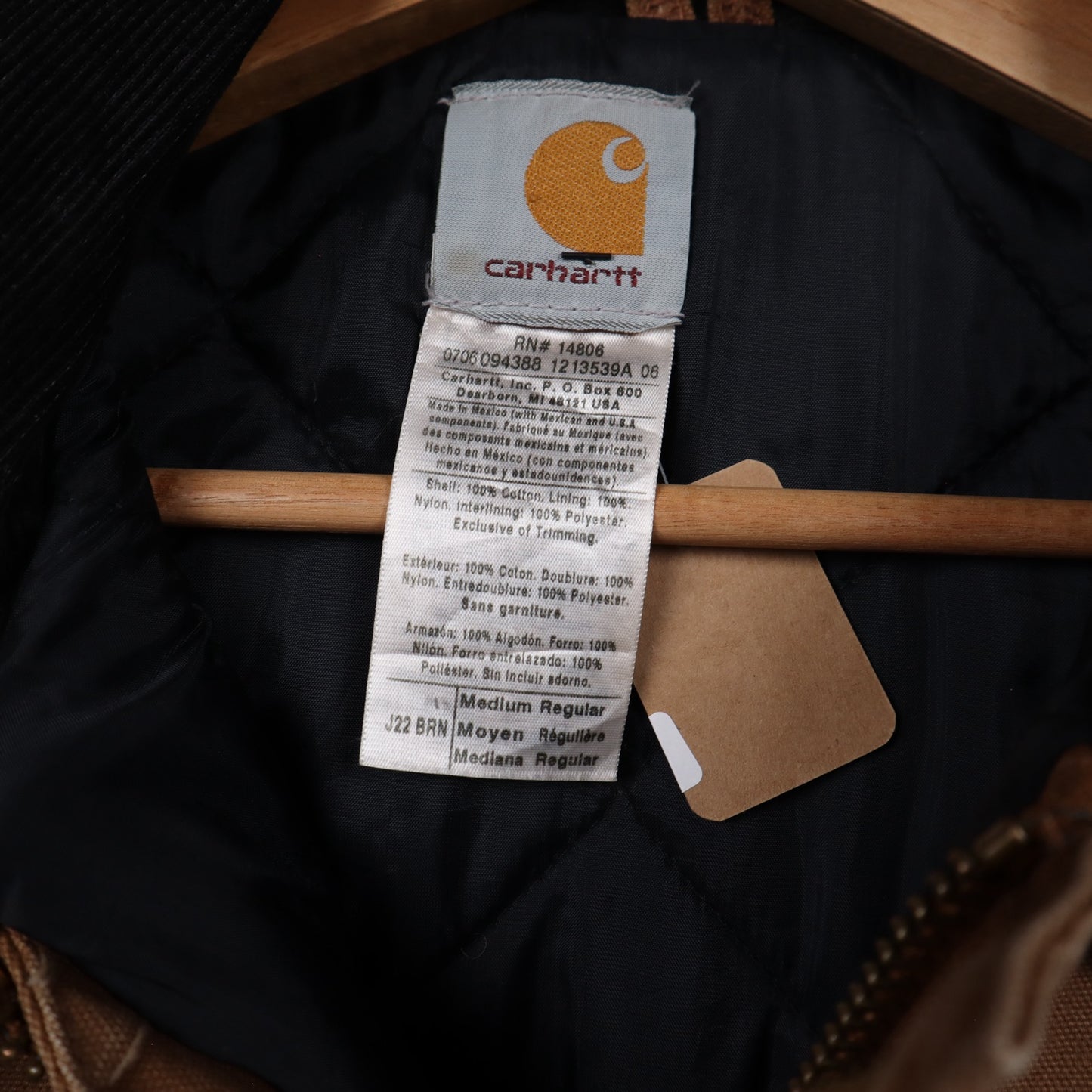 00s Brown University of Texas Longhorns Carhartt Cropped Arctic Jacket 5903