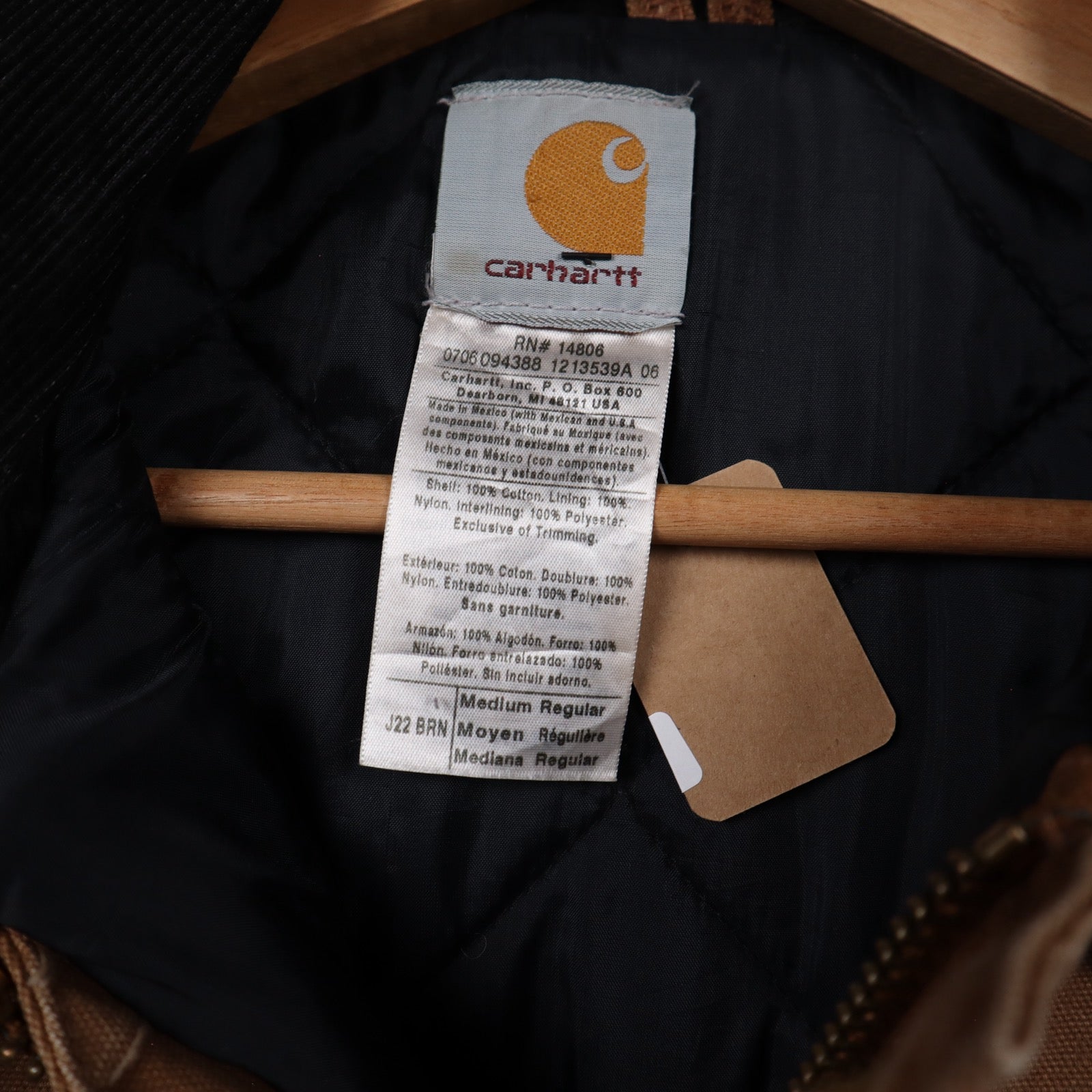 00s Brown University of Texas Longhorns Carhartt Cropped Arctic Jacket 5903