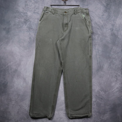 00s Moss Green Carhartt Carpenter Work Pants 5239