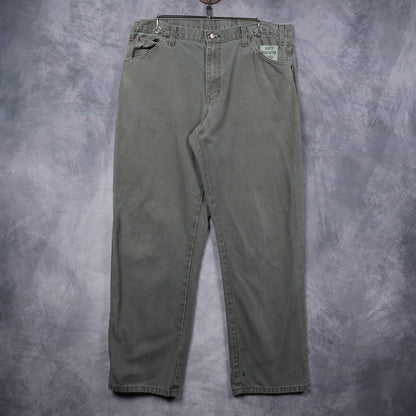 Early 00s Faded Olive Green Dickies Carpenter Work Pants 5238