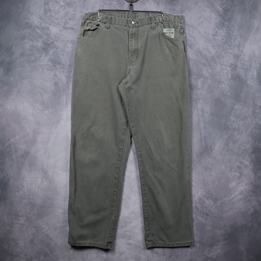 Early 00s Faded Olive Green Dickies Carpenter Work Pants 5238