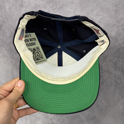 90s Navy Blue Chicago Bears Sports Specialties SIngle Line Script Snapback Hat 6831