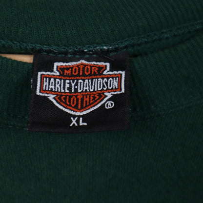 90s Green Harley Davidson Sidewinder Desert Crewneck Sweatshirt 5111