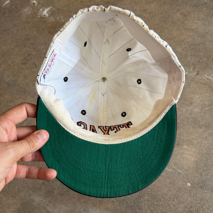 90s White Texas Longhorns Pinstripe Hat 5797