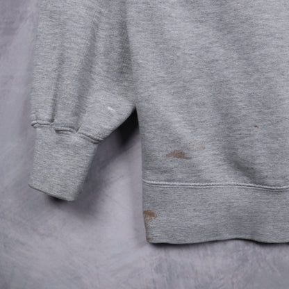90s Grey New York Yankees Script Hoodie 5542