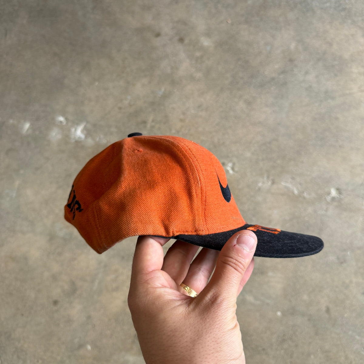90s Orange Nike Texas Longhorns Hat 5784