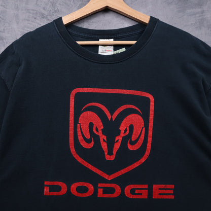 90s Black Dodge Ram Logo Shirt 7247