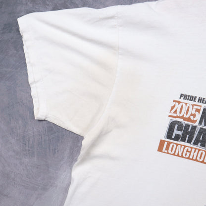 2005 White Texas Longhorns National Champions Rose Bowl Nike Shirt 5752