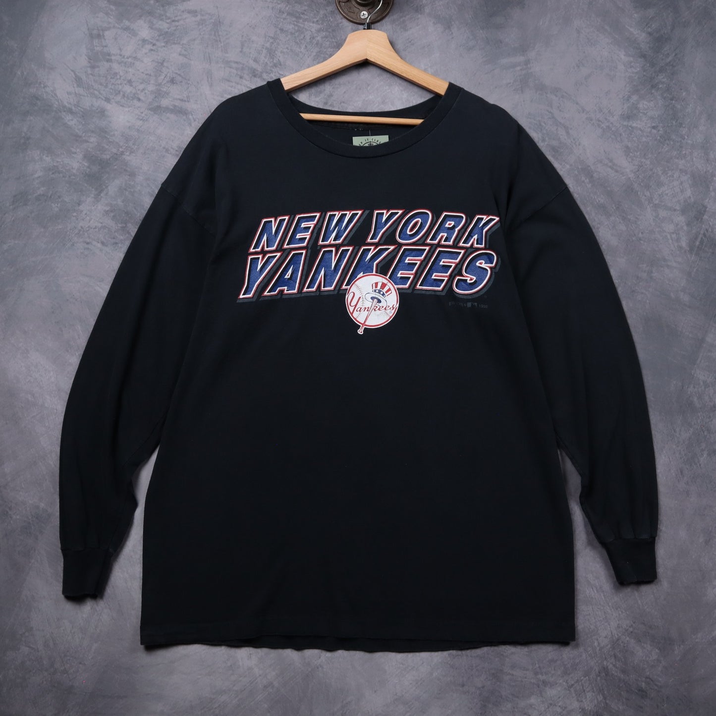 1998 Black New York Yankees Long Sleeve Shirt 5349
