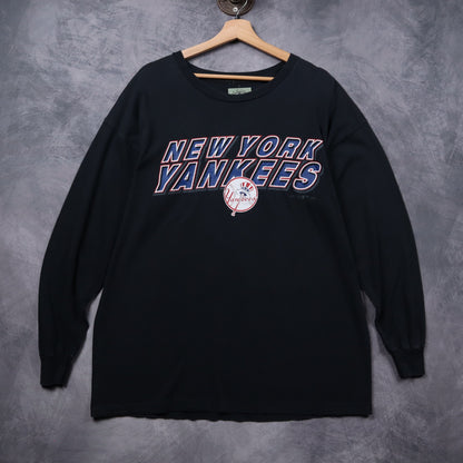 1998 Black New York Yankees Long Sleeve Shirt 5349