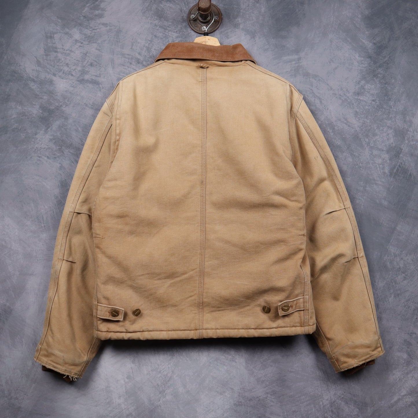 90s Tan Carhartt Cropped Arctic Work Jacket 4808