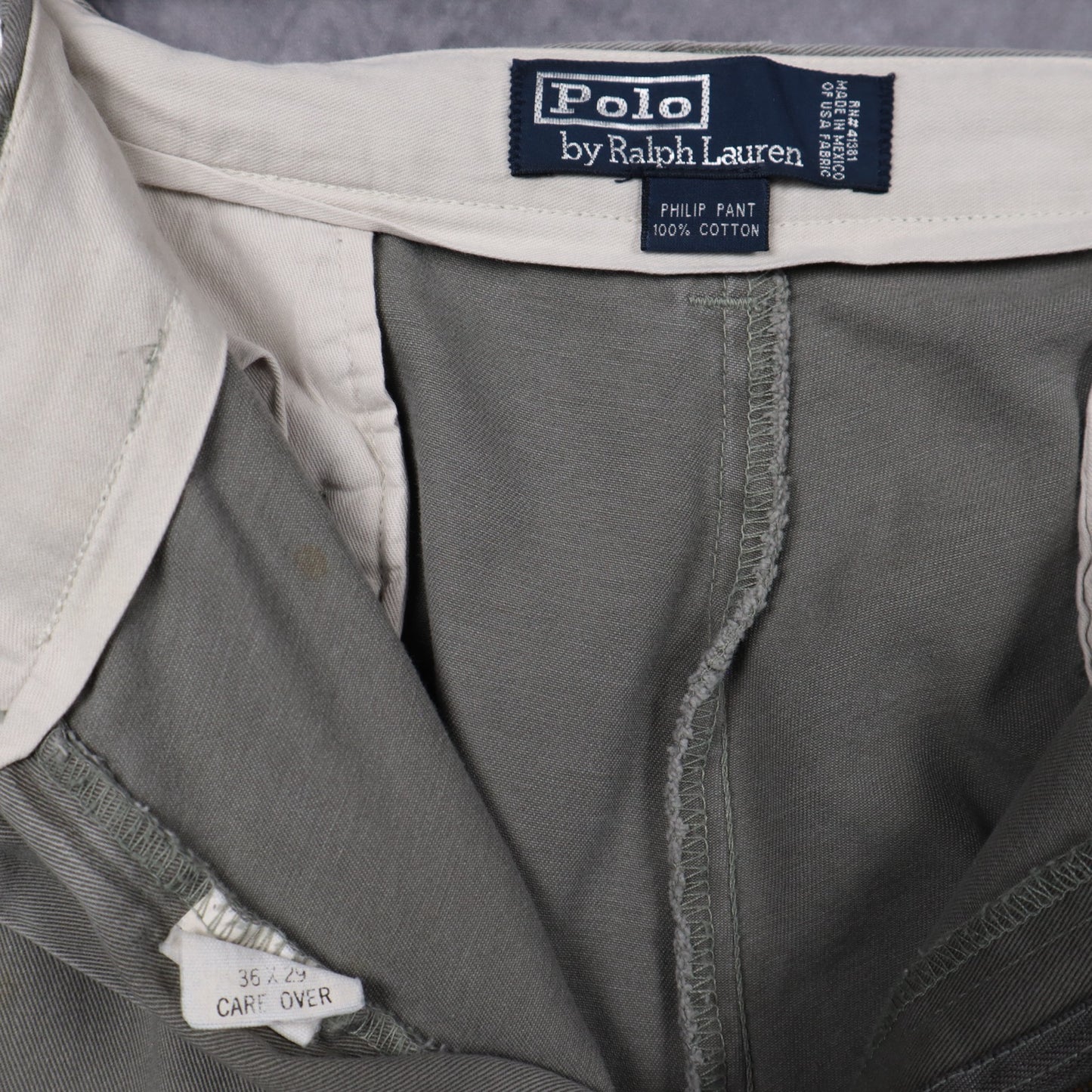 90s Faded Olive Polo Ralph Lauren Philip Pant Chinos 5258