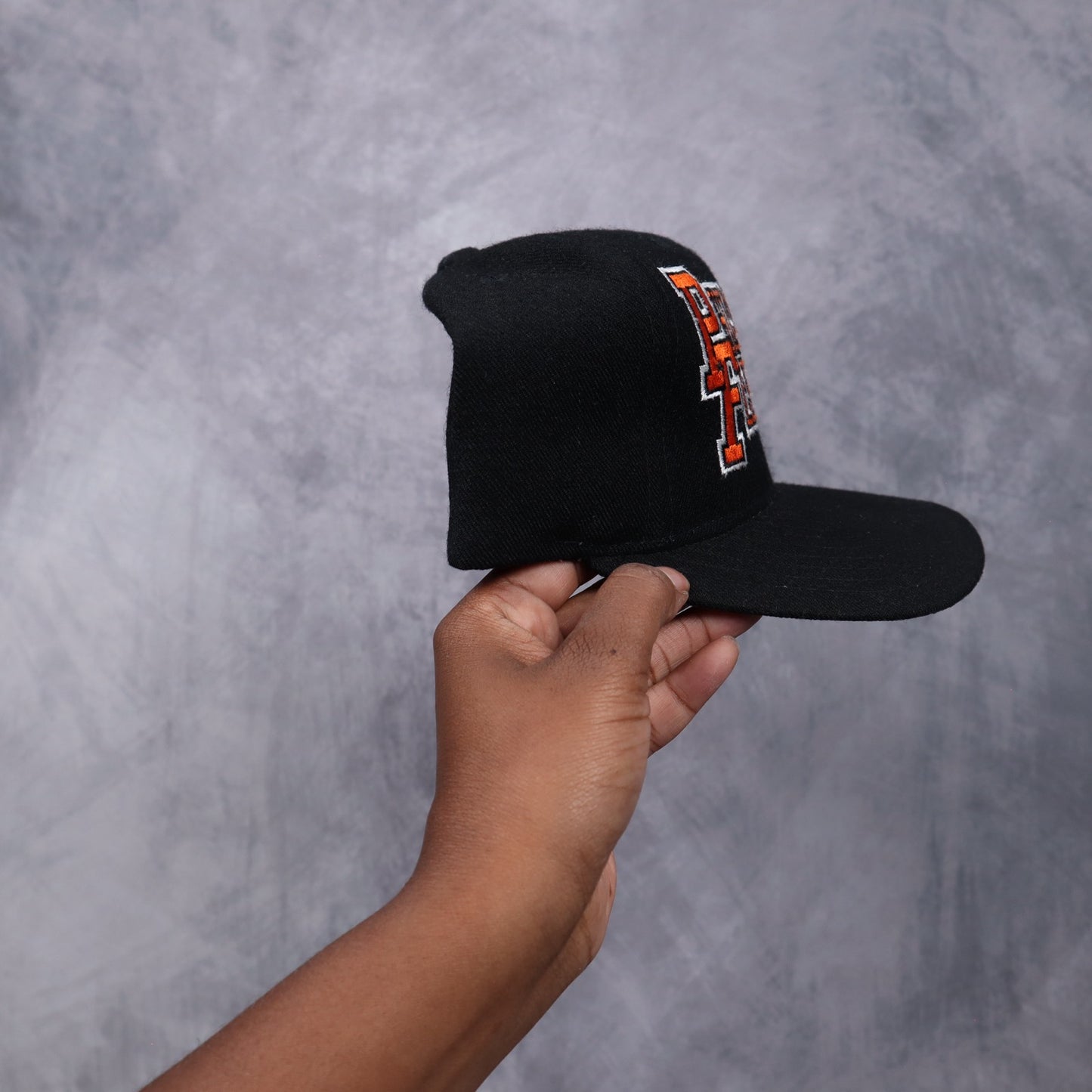 90s Black Philadelphia Flyers Starter Snapback Hat 5617