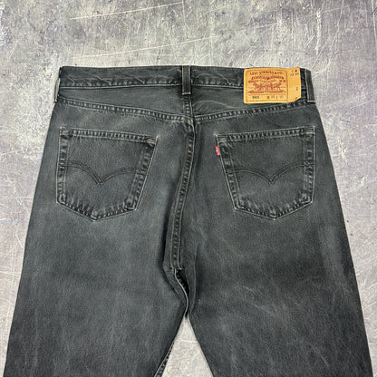 90s Black Levis 501 Jeans 35x30 A31