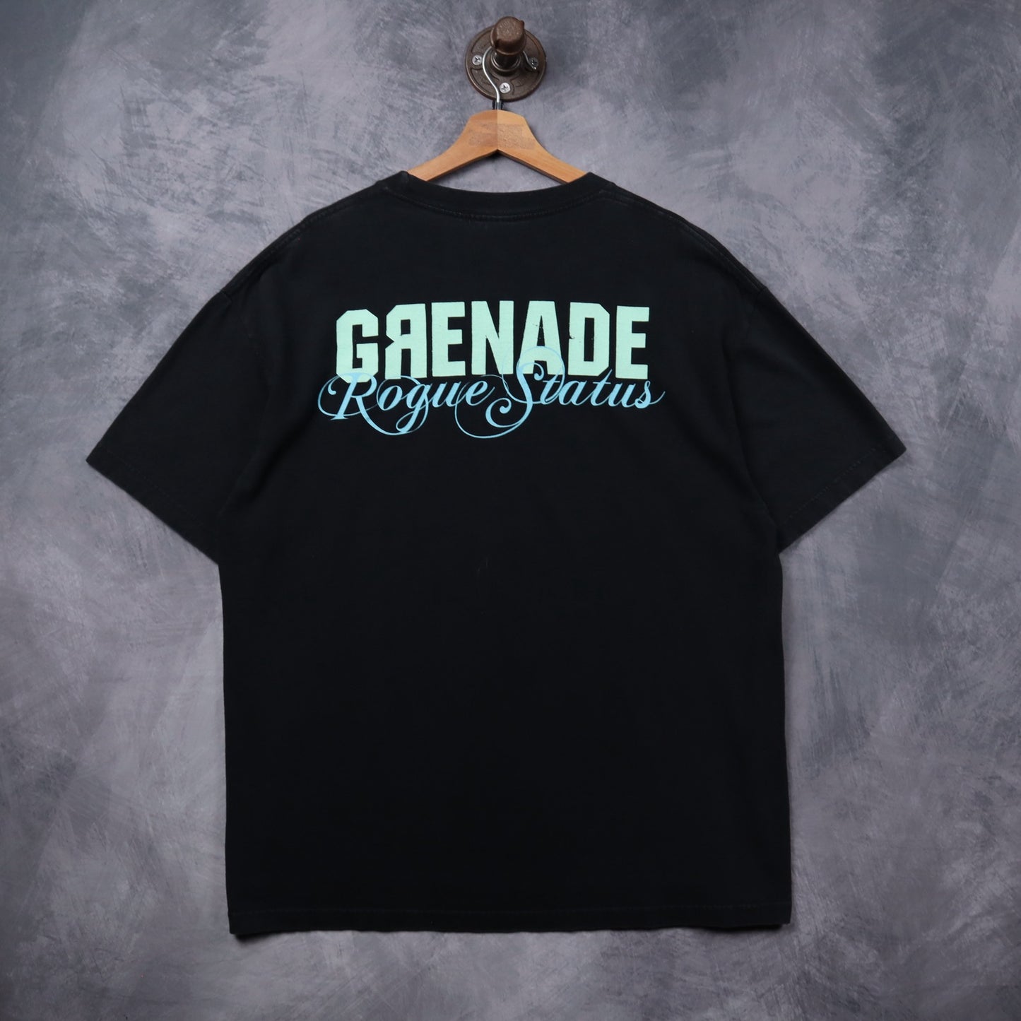 Late 2000s Black Grenade Rogue Status Shirt 5432