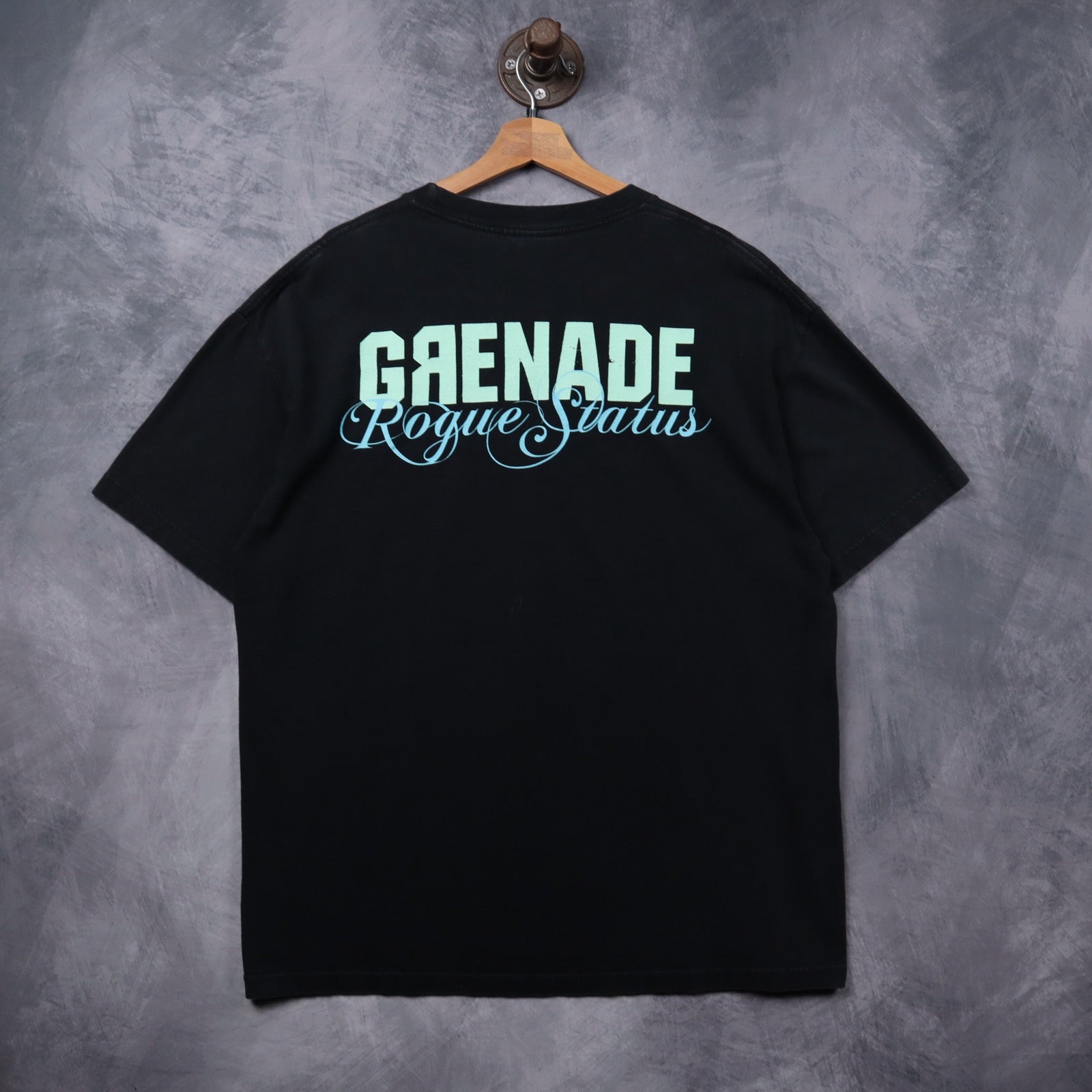 Late 2000s Black Grenade Rogue Status Shirt 5432