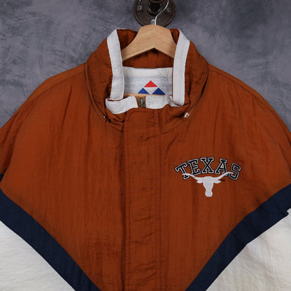 90s Burnt Orange Texas Longhorns Apex One Puffer Jacket 5915