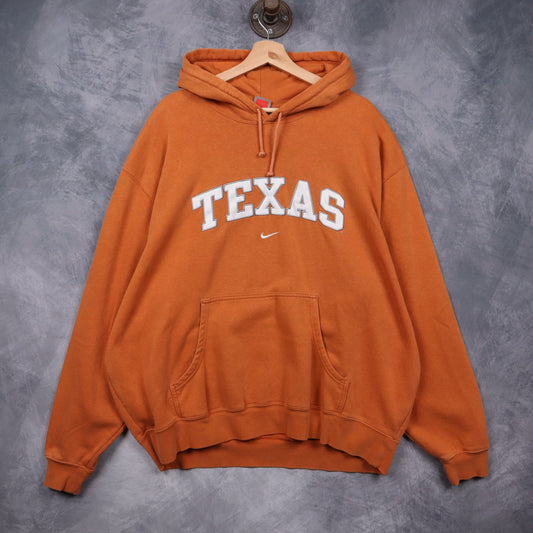 00s Orange Nike Texas Hoodie 5646
