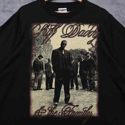 1997 Black Puff Daddy & The Family No Way Out World Tour Shirt 4968