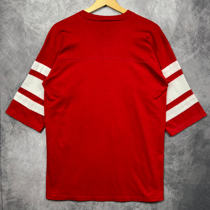 1985 Red New England Patriots Shirt 4165