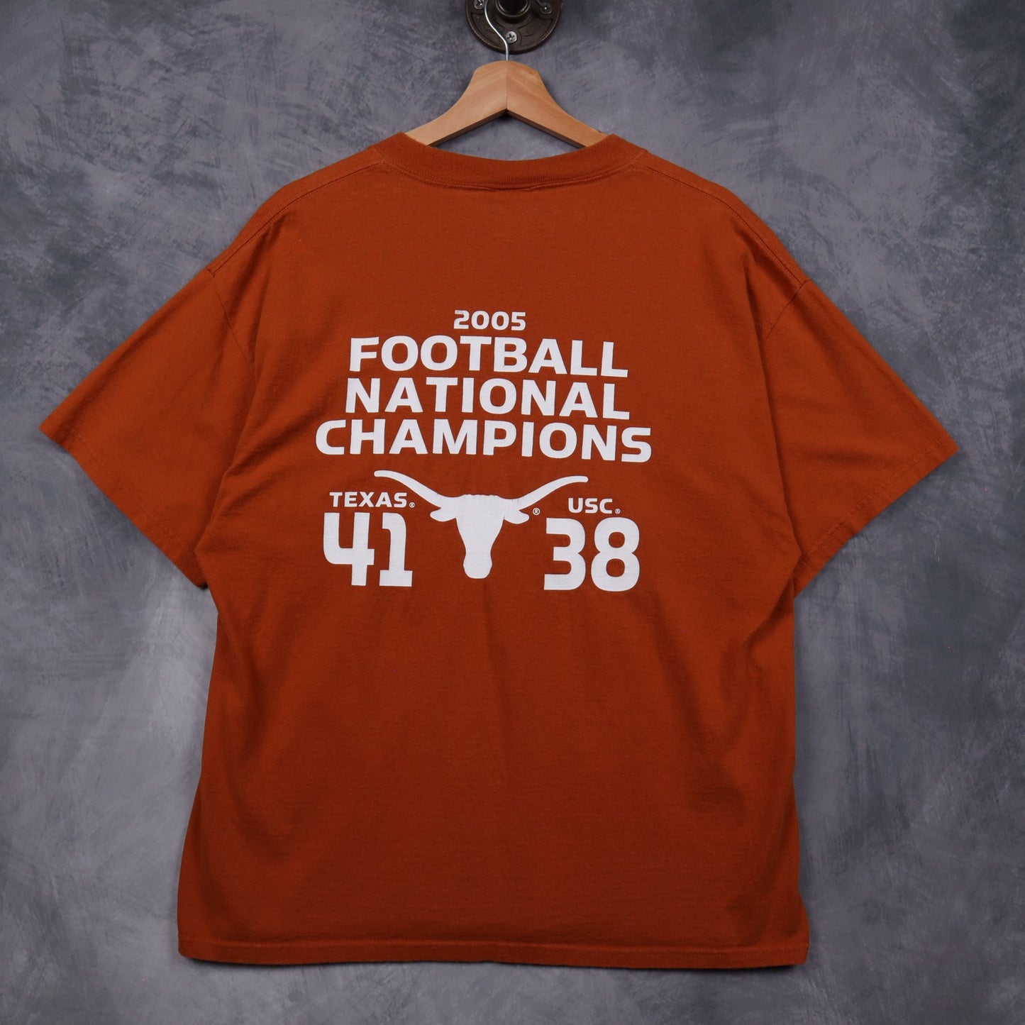 2005 Burnt Orange Texas Longhorns Football National Champions Shirt 5846
