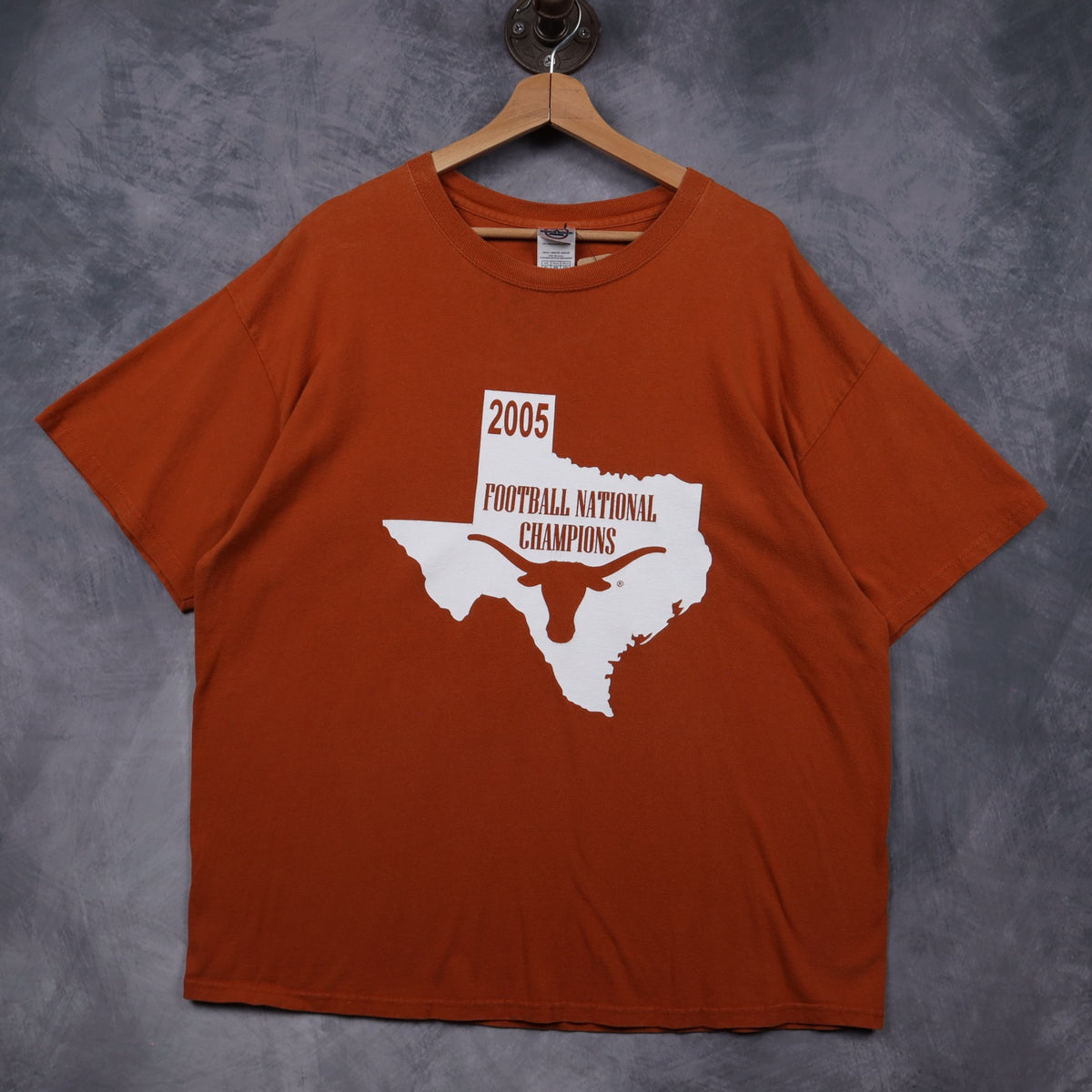 2005 Burnt Orange Texas Longhorns Football National Champions Shirt 5857