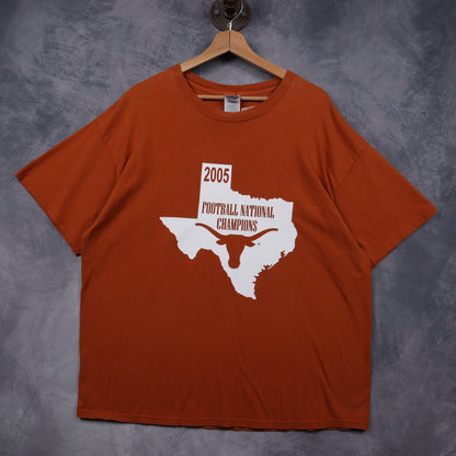 2005 Burnt Orange Texas Longhorns Football National Champions Shirt 5857