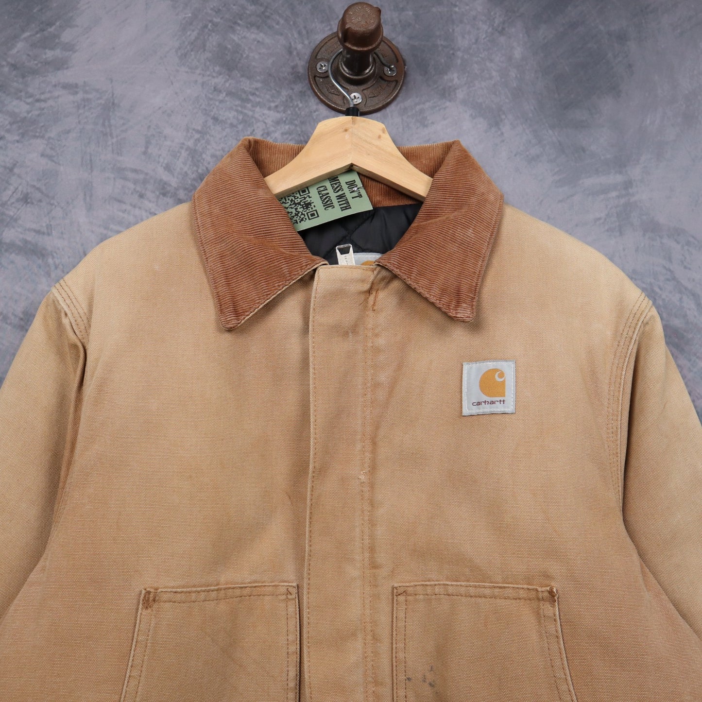 90s Tan Carhartt Cropped Arctic Work Jacket 4808