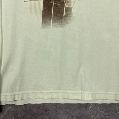 90s White Bob Dylan Star Sleeve Graphic Long Sleeve Shirt XL 2925