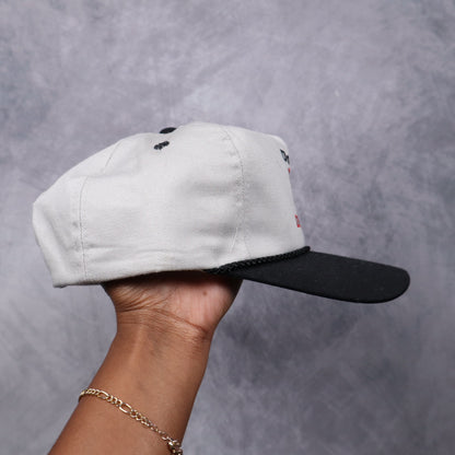 00s White Dodge Different Snapback Hat 7286