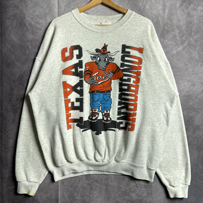 90s Grey Texas Longhorns Crewneck Sweatshirt 4444