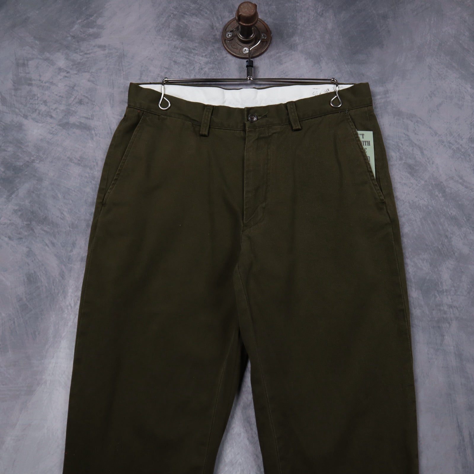 Y2K Olive Green Polo Ralph Lauren Classic Fit Chino Pants 5253