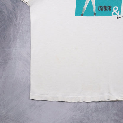 90s White Nike Ken Griffey Jr. Cause & Effect Kids Shirt 5523