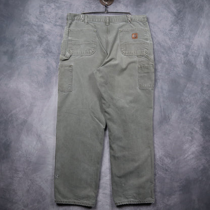 90s Faded Sage Green Carhartt Carpenter Pants 5244