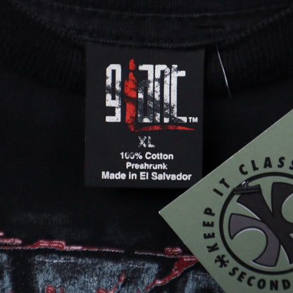 Y2K Black Skinny Puppy Tentacles Shirt 5440