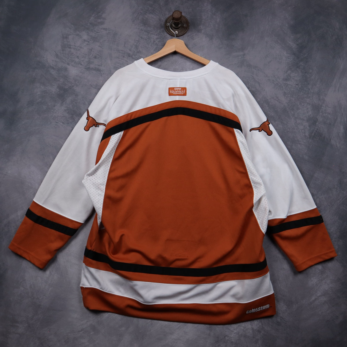 00s Orange Texas Longhorns Colosseum Hockey Jersey 5889