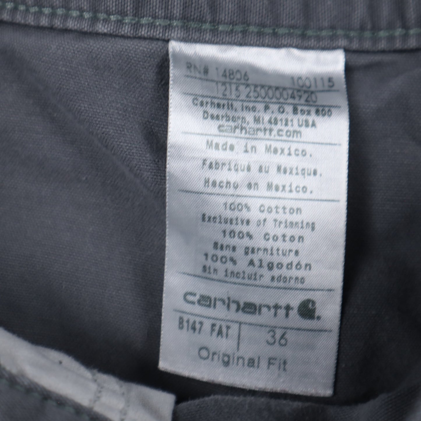 Early 2000s Grey Carhartt Carpenter Shorts 5172