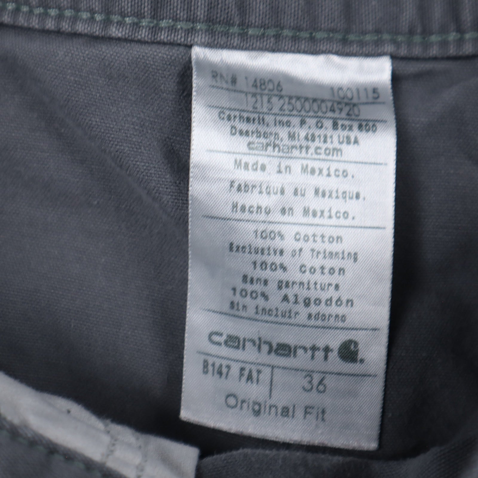 Early 2000s Grey Carhartt Carpenter Shorts 5172