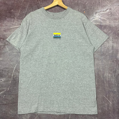 90s Heather Gray Machine Head Sound Design + Music Graphic Shirt M 2908