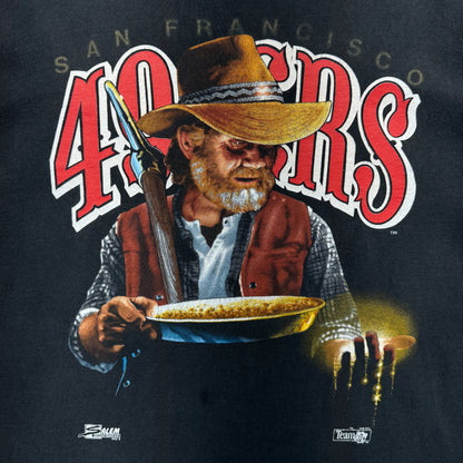 1992 Black San Francisco 49ers Shirt 4179