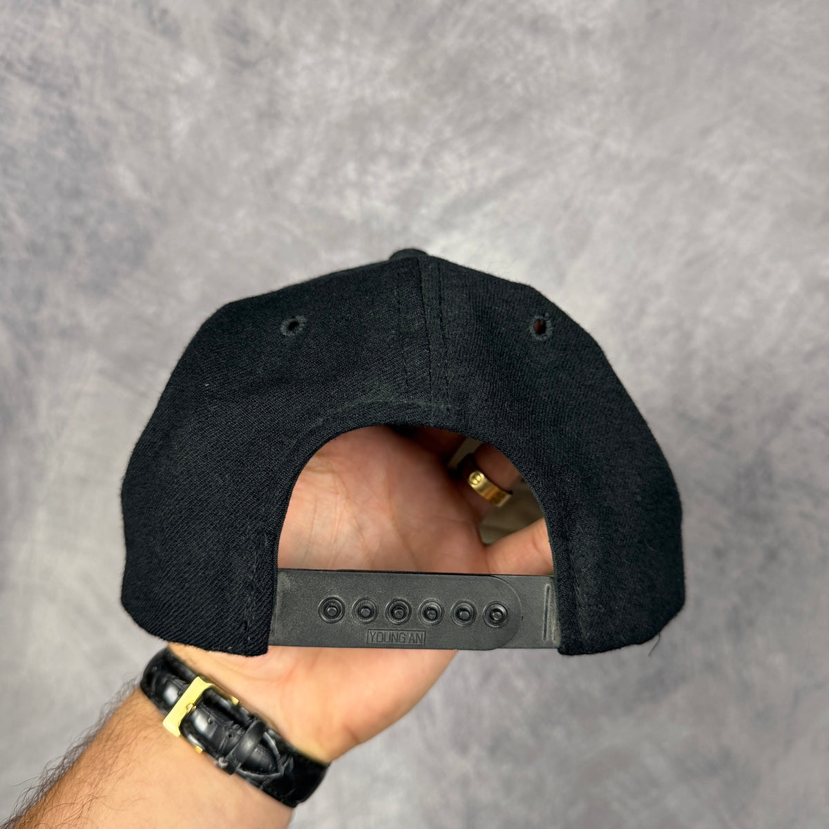 90s Black Pittsburgh Steelers Sports Specialties Snapback Hat 6876