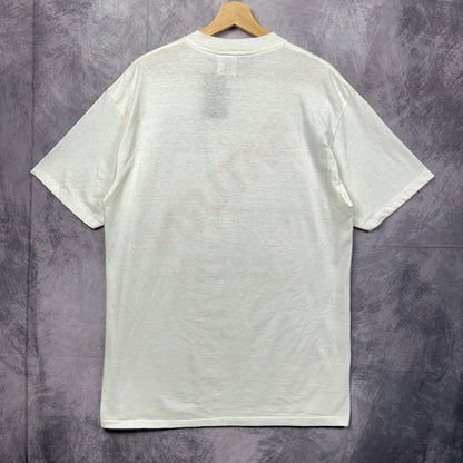 90s White Saturn Shirt 3902