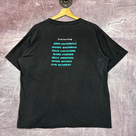 1995 Black Ringo Starr And His Third All Starr Band World Tour Graphic Shirt L 2960