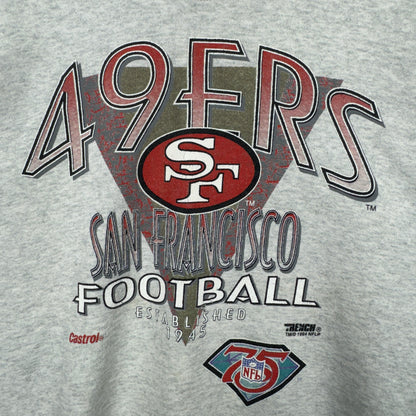 1994 Grey San Francisco 49ers Crewneck Sweatshirt 4105