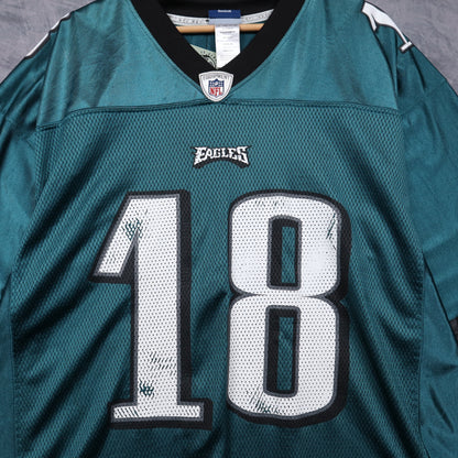 00s Green Philadelphia Eagles Maclin #18 Reebok Jersey 6667