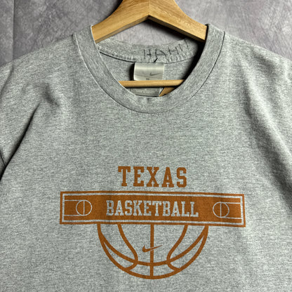 00s Grey Texas Longhorns Nike Basketball Shirt 4528