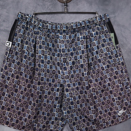 90s Blue Multi Nike Geometric Print Shorts 5201